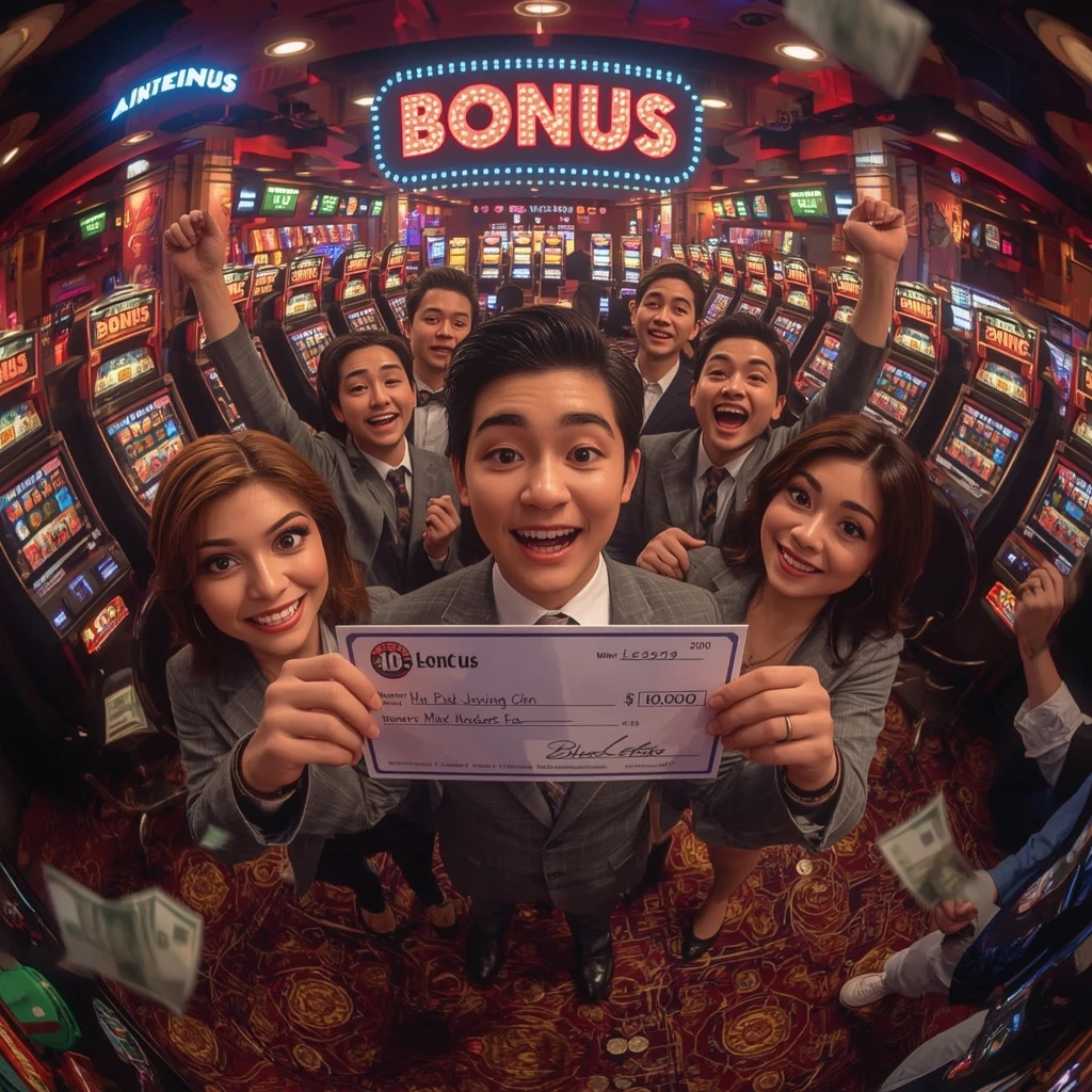 bonus in the hands of a man at DRIFT CASINO